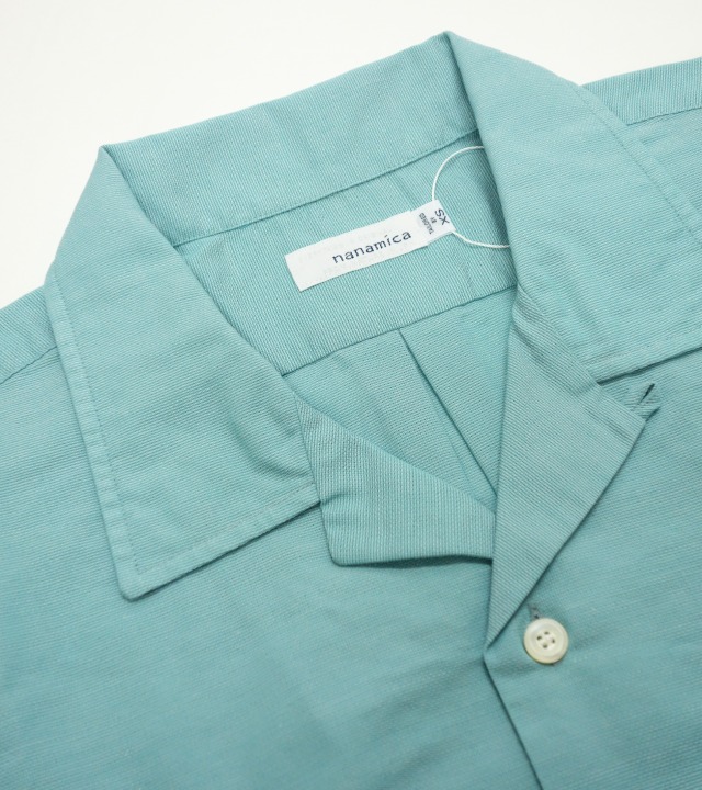 S25SG119 nanamica Open Collar Panama S/S Shirt ナナミカ オープン