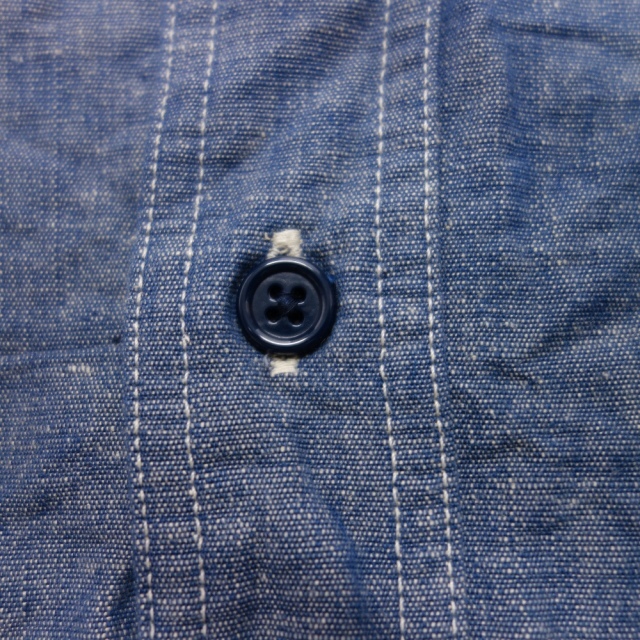 80490010015 Nigel Cabourn UTILITY SHIRT TYPE2 - 10oz DENIM