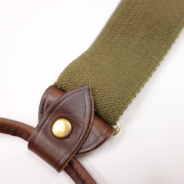 Nigel Cabourn-LEATHER SUSPENDER