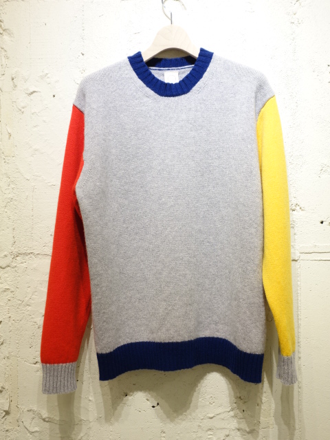 Country of Origin TRICOLOUR CREW NECK カントリーオブオリジン 