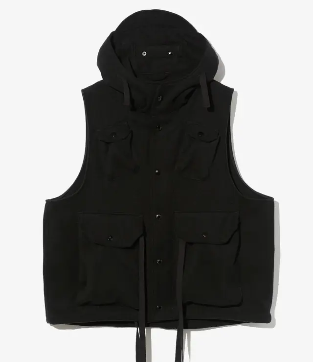 ENGINEERED GARMENTS Field Vest - Polyester Fake Melton