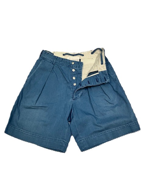 ES:S (エス)　1タックバギーショーツ インディゴ