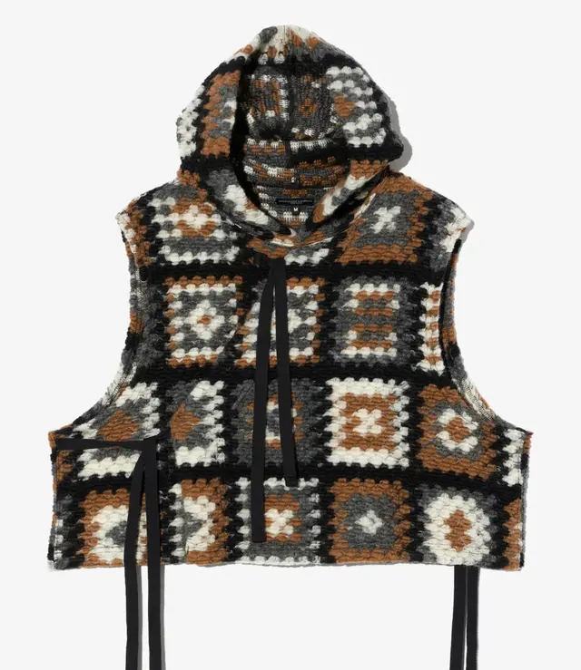 ENGINEERED GARMENTS Knit Vest - Wool Poly Chenille