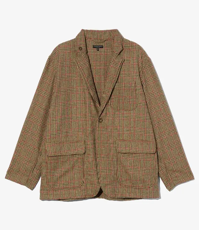 ENGINEERED GARMENTS Loiter Jacket - Wool Poly Glen Plaid