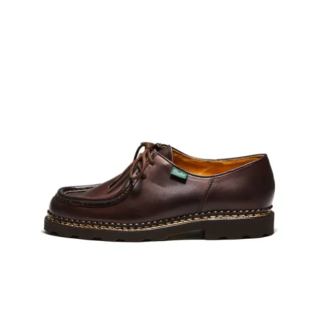 【美品】パラブーツ　ミカエル　CAFE Paraboot（パラブーツ）MICHAEL+VISON（ミカエル+ミンクファー