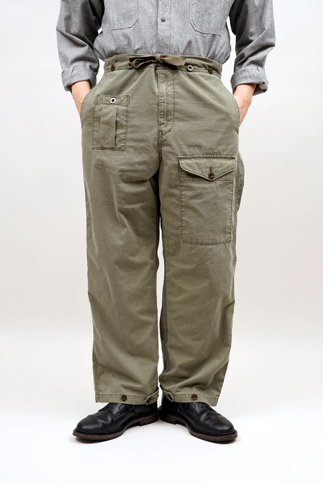 80500050202 Nigel Cabourn PARATROOPER PANT - PIGMENT COTTON NAYLON