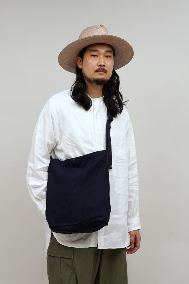 80480061200 Nigel Cabourn MAIL BAG - INDIGO ナイジェル・ケーボン