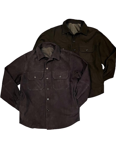 BROOK ORIGINAL スエードシャツブルゾン