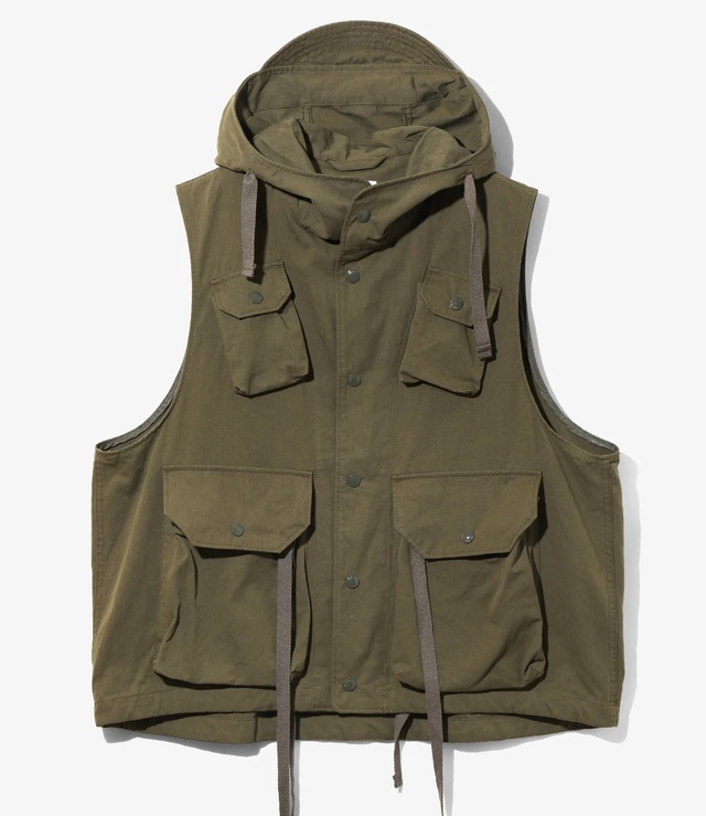 SW150 ENGINEERED GARMENTS Field Vest - Cotton Sanded Cloth
