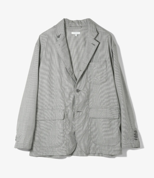 ENGINEERED GARMENTS Loiter Jacket - Micro Houndstooth Tropical Wool