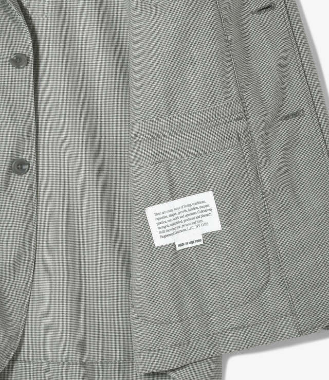 SW191 ENGINEERED GARMENTS Loiter Jacket - Micro Houndstooth