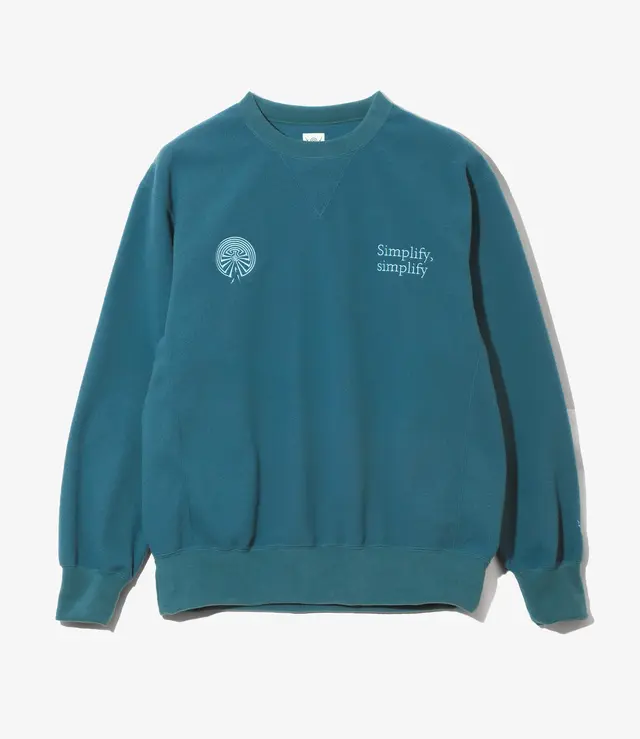 South2 West8 Emb. Crew Neck Sweat Shirt - Poly Fleece