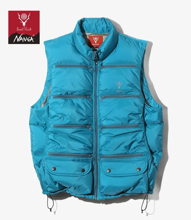 South2 West8 〈SOUTH2 WEST8〉x 〈NANGA〉Fishing Down Vest