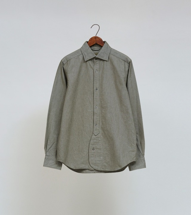 Nigel Cabourn BRITISH OFFICERS SHIRT リネン ナイジェル・ケーボン