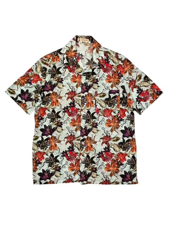 GUY ROVER ギローバー ボタニカルプリント 半袖シャツ BROOK Online Store