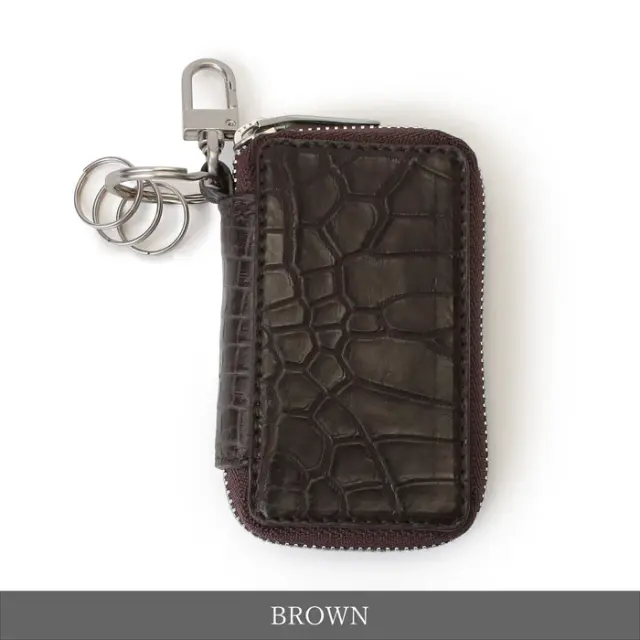 THE SOLE スマートキーケース クロコダイル ブラック THE SOLE クロコダイルスマートキーケース BROOK Online Store