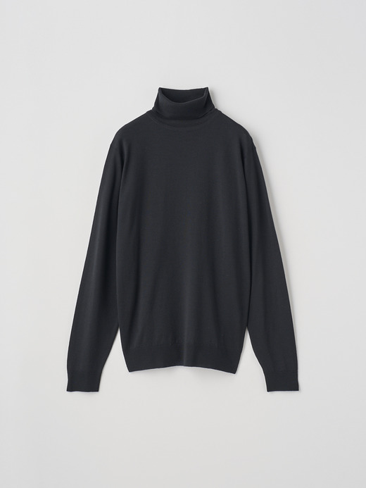 ジョンスメドレー JOHN SMEDLEY *コットンニットベスト*M綿ブラック黒ノースリーブプルオーバー薄手(25-2506-539)【52G52】 JOHN SMEDLEY ジョンスメドレー ニットベスト KERRY MODERN FIT