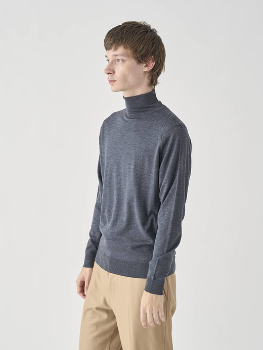ジョンスメドレー ニット ウール スウェット 定番 ベーシック JOHN SMEDLEY ジョンスメドレー LEVINE - MODERN FIT BROOK
