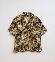 80500011210 Nigel Cabourn OPEN COLLAR SHIRT - WABASH