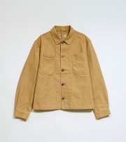 80500030004 Nigel Cabourn FRENCH WORK JACKET - LINEN PIN OX