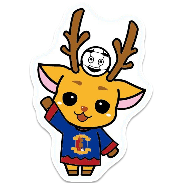 奈良クラブ シューカくんステッカー