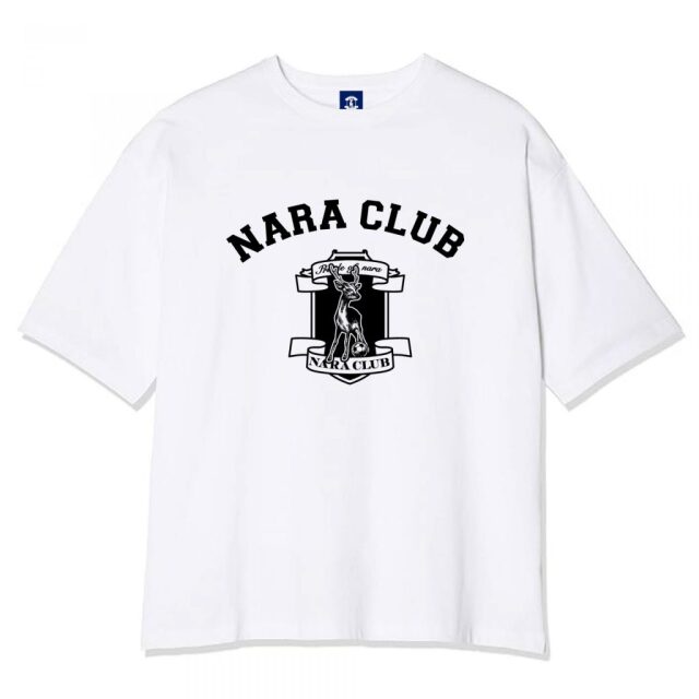 奈良クラブ カレッジ風エンブレムTシャツ（ビッグシルエット）