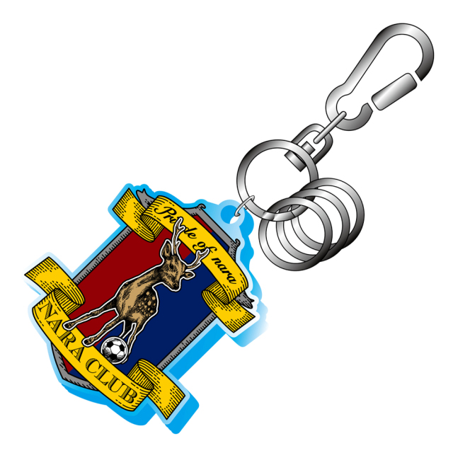 奈良クラブ 極厚アクリルキーリング エンブレム 奈良クラブ