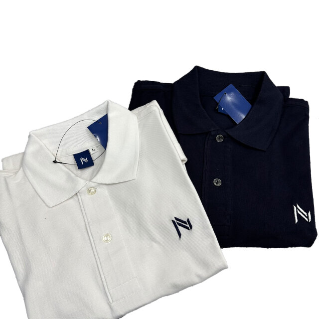 奈良クラブ　Nロゴ　ポロシャツ　ネイビー・ホワイト