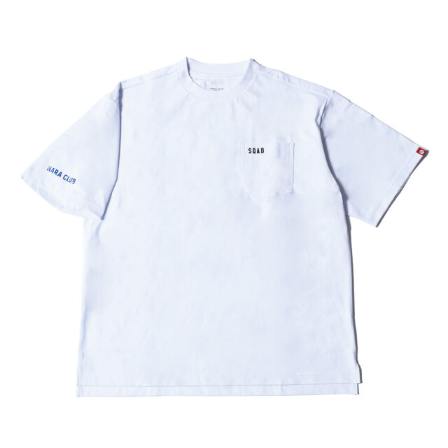 【奈良クラブ×SQAD】リラックスドフィットハーフスリーブTシャツ［ホワイト］