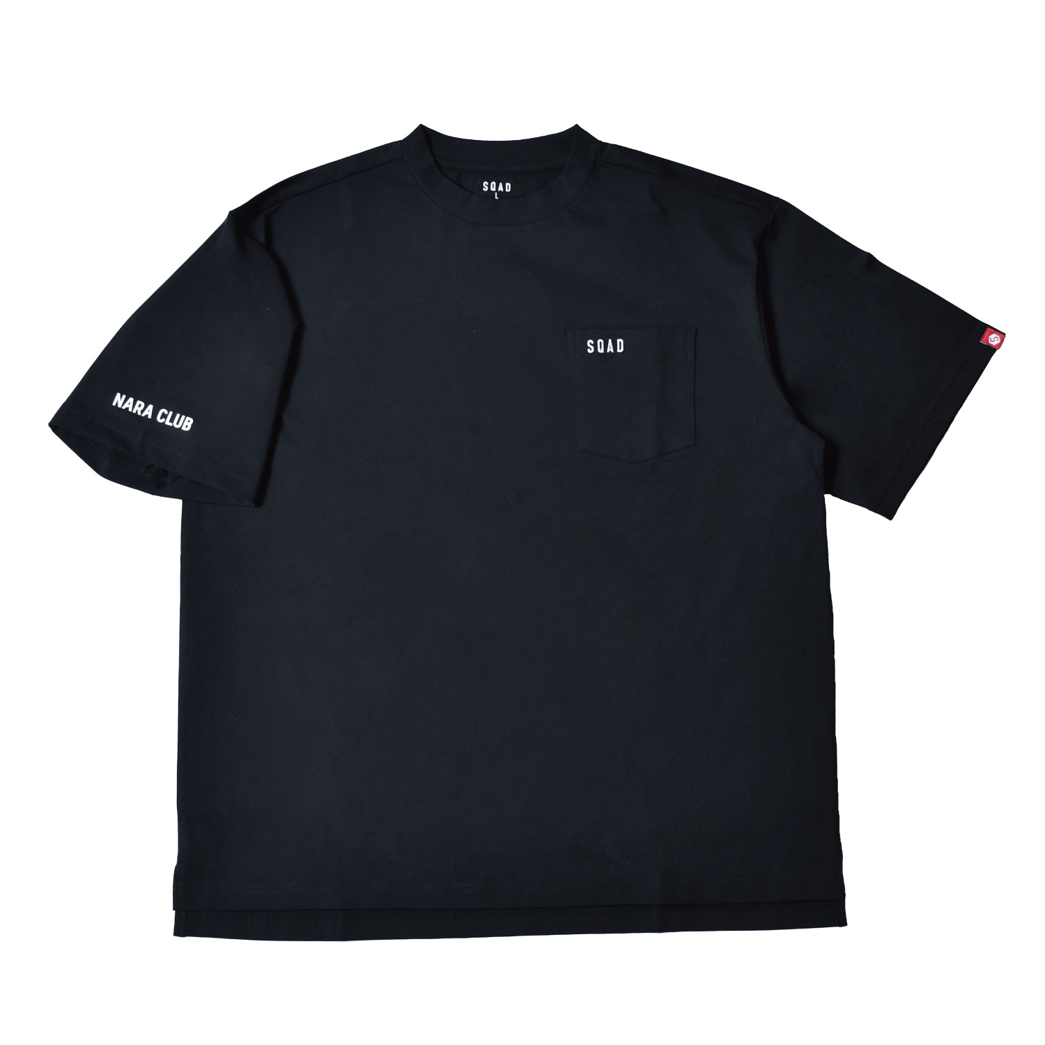 【奈良クラブ×SQAD】リラックスドフィットハーフスリーブTシャツ［ブラック］