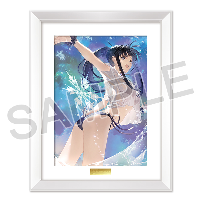 WHITE ALBUM2 なかむらたけし直筆サイン入り冬馬かずさ クリスタアート WHITE ALBUM2』なかむらたけし直筆サイン入り描き下ろしクリスタアート