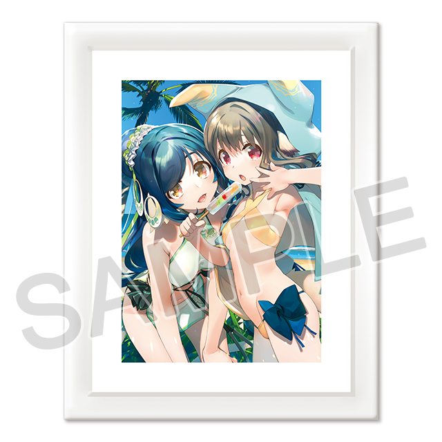 うたわれるもの ロストフラグ 甘露樹箔押しサイン入り描き下ろし複製原画 AQUAPLUS STORE：『うたわれるもの ロストフラグ』甘露樹箔押しサイン