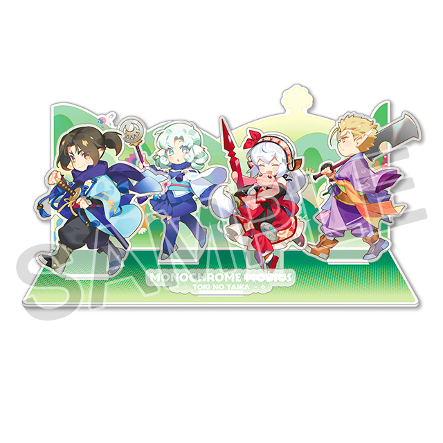 【Mashima HERO'S】ナツ＆シキ＆ハル THEキャラ アクリルジオラマ モノクロームメビウス 刻ノ代贖』mi描き下ろしアクリルジオラマ