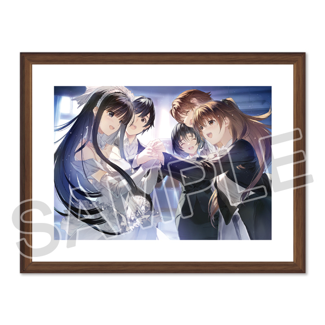 WHITE ALBUM2 複製原画 学園祭 箔押しサイン