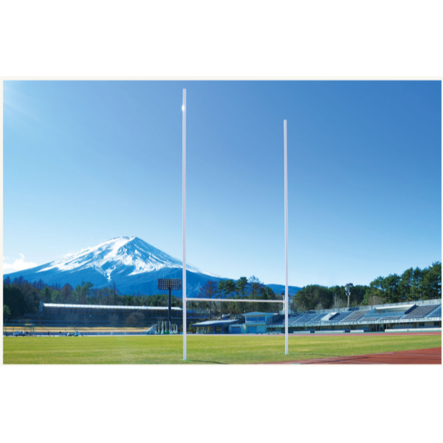 ラグビーゴール起倒式 H13m/8.7m兼用仕様