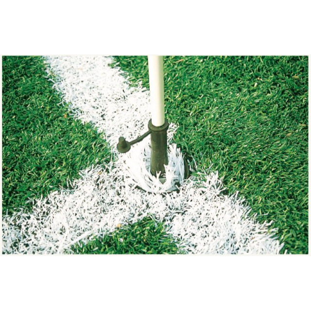 コーナーフラッグ金具 ロングパイル用（ゴム仕切りタイプ）