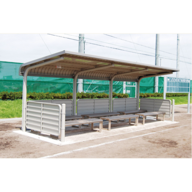 ダッグアウト（3連棟）鉄製