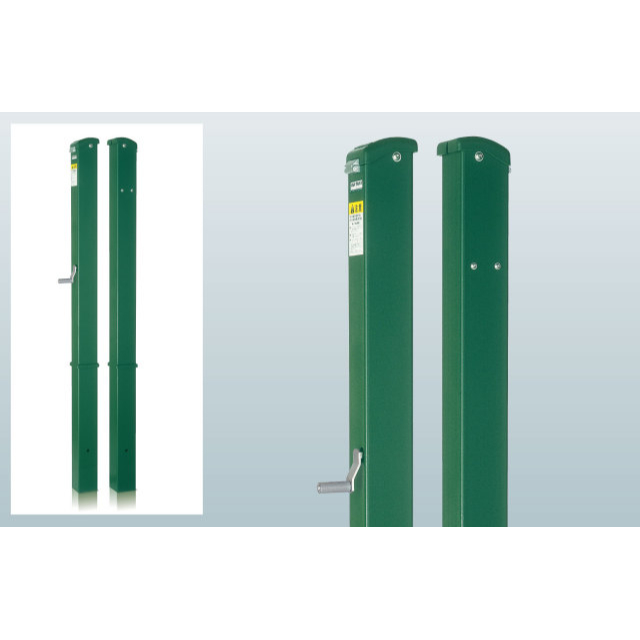テニスポスト　鉄製角型