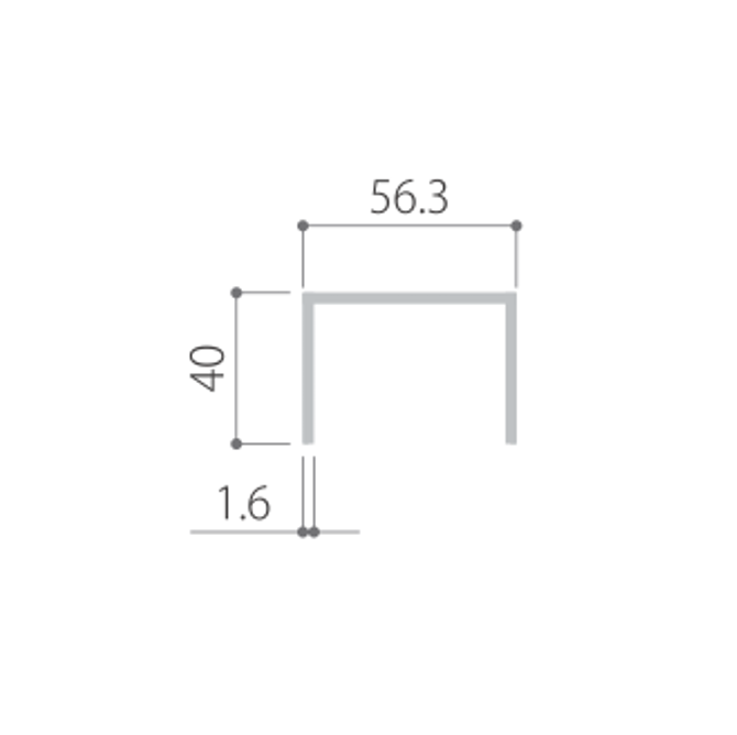 kankyo-wood II デッキ部材【大引・根太用/C型鋼板 幕板用下地】