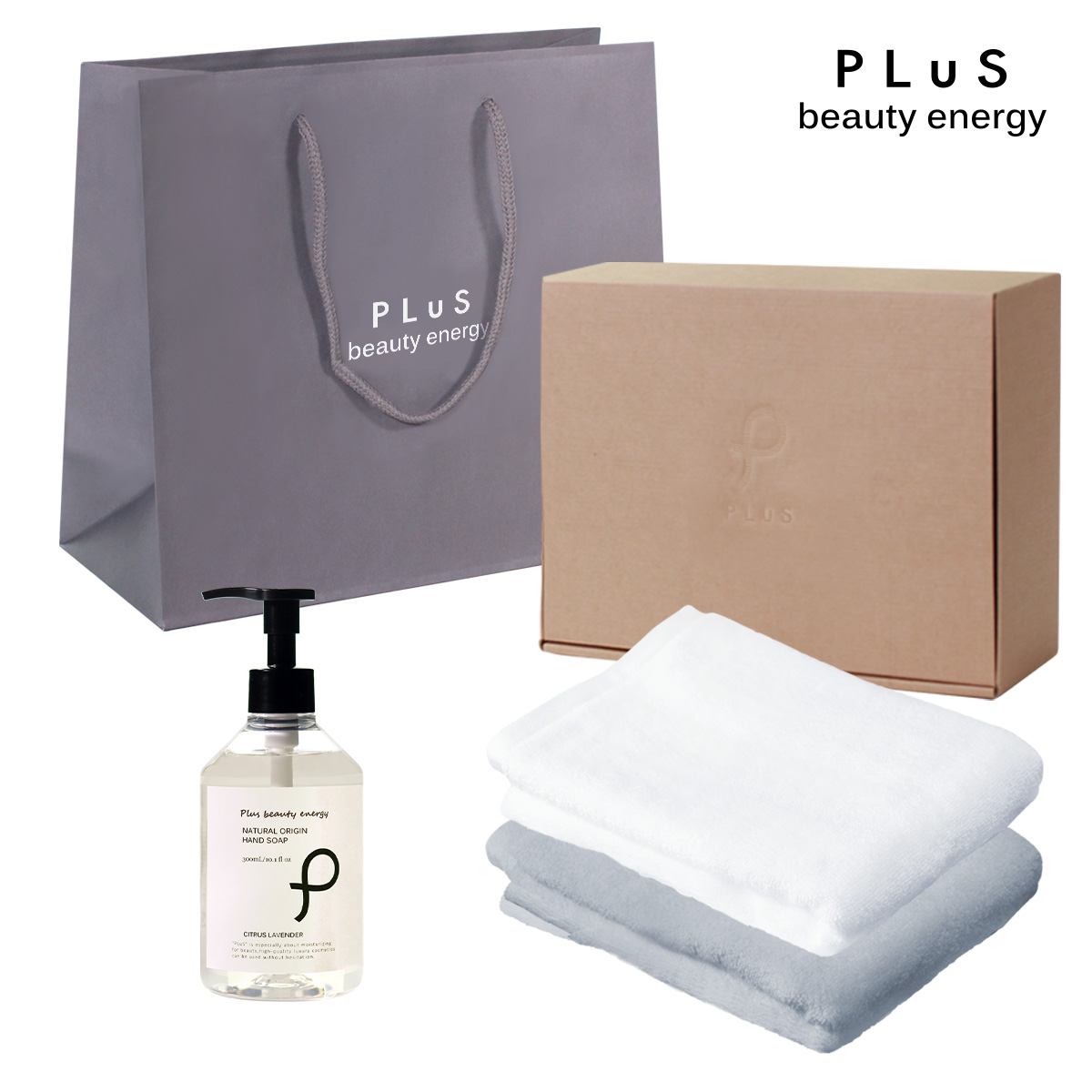 プリュ ハンドソープ&フェイスタオル ギフトセット