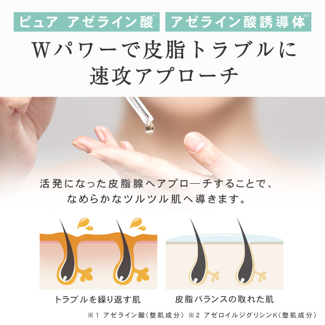 アゼライン酸20％配合美容液