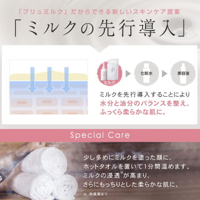 しっとりサラサラ柔らか美肌 万能型うるおいミルク