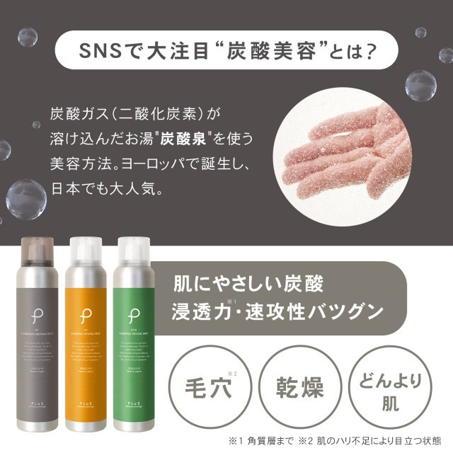 4種のビタミンC配合 炭酸100％ミスト