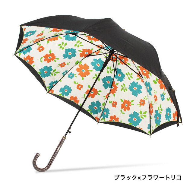 夏着物　日傘② 58cm】【遮光率100%】日傘 完全遮光 晴雨兼用 2重張り