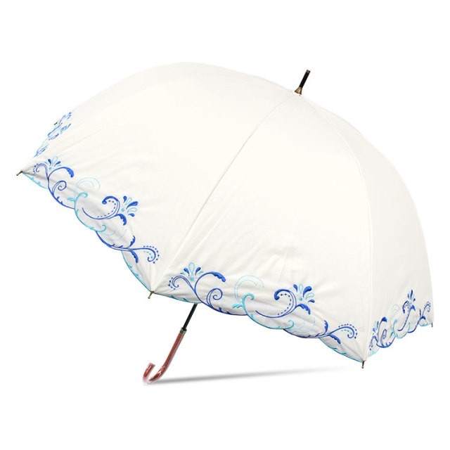 55cm 遮光率100 日傘 完全遮光 晴雨兼用 刺繍 2重張り レディース 傘 日傘の通販 Storybox