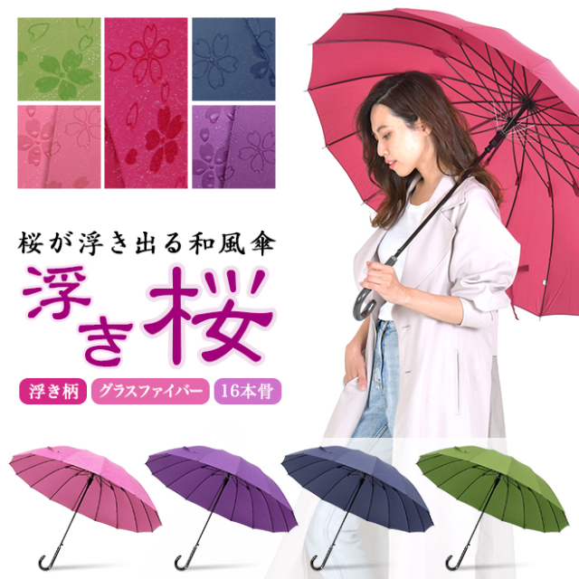 60cm 傘 サテン裏総柄プリント ジャンプ式 傘 日傘の通販 Storybox