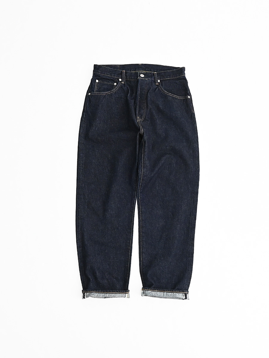HATSKI (ハツキ)　DENIM01 Loose Tapered Denim -One Wash-