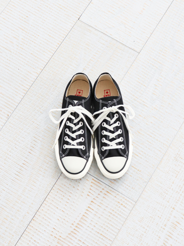 CONVERSE CANVAS ALL STAR J OX (Made in Japan)（BLACK