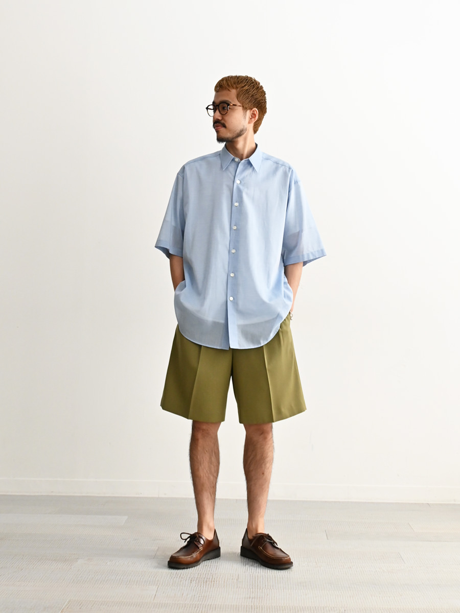 パンツ AURALEE HARD TWIST GABARDINE SHORTS 4/13(土)発売 AURALEE HARD TWIST GABARDINE SHORTS | andPheb