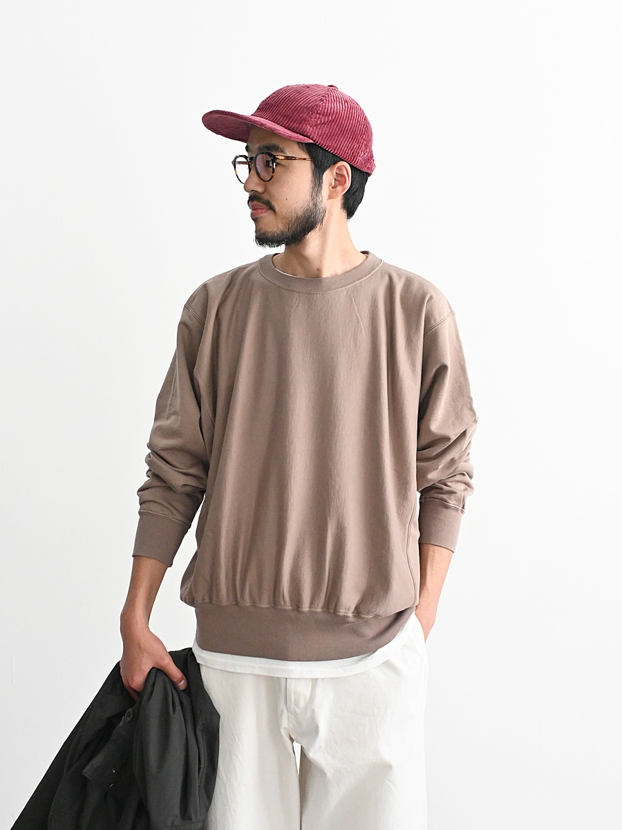 AURALEE オーラリー ELASTIC HIGH GAUGE SWEAT P/O